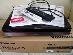 東芝　REGZA DBR-Z150 HDD / DVD レコーダー 