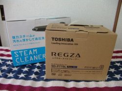 未使用品　TOSHIBA 7V型REGZAポータブルDVDプレーヤー SD-P77SL　出張買取　広島
