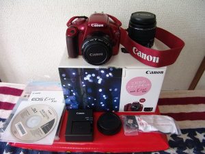 Canon EOS Kiss X50 レッド こだわりスナップキット　出張買取　広島