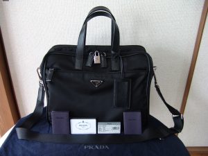 PRADA (プラダ) ブリーフケース PORTA COMPUTER VA0609